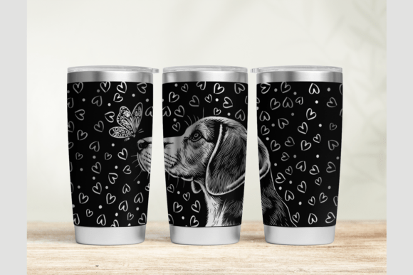 Beagle 20oz 30oz Laser Tumbler SVG Graphics