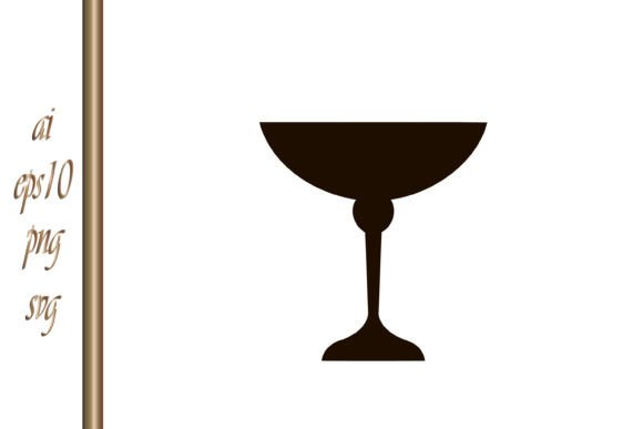 Ice Cream Cup Icon Stencil Drink Clipart: Graphics & Illustrations