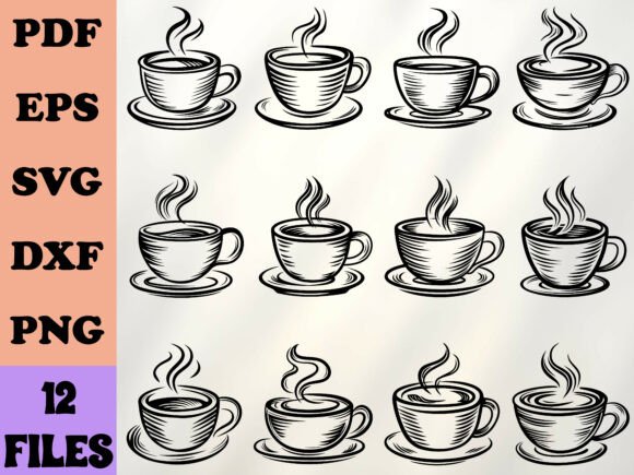 Steaming Coffee Cup SVG: Graphics for Crafts & Brand Storytelling