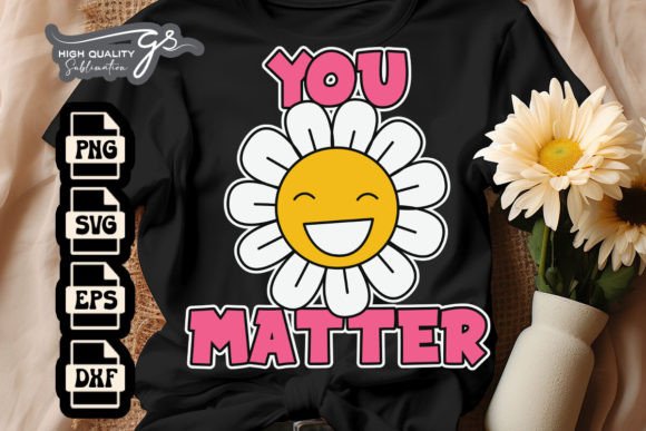 You Matter Groovy Retro SVG for Graphics and Crafts